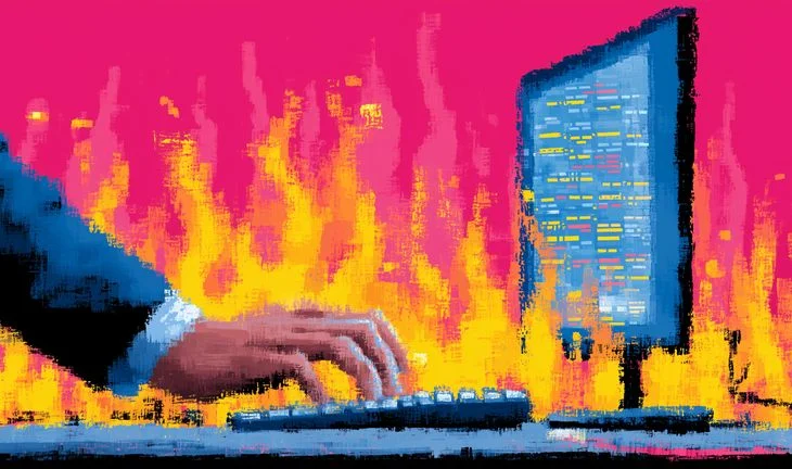 coding on fire