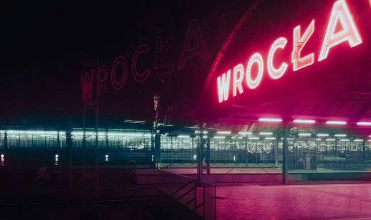 Wroclaw train station from the Nightjet