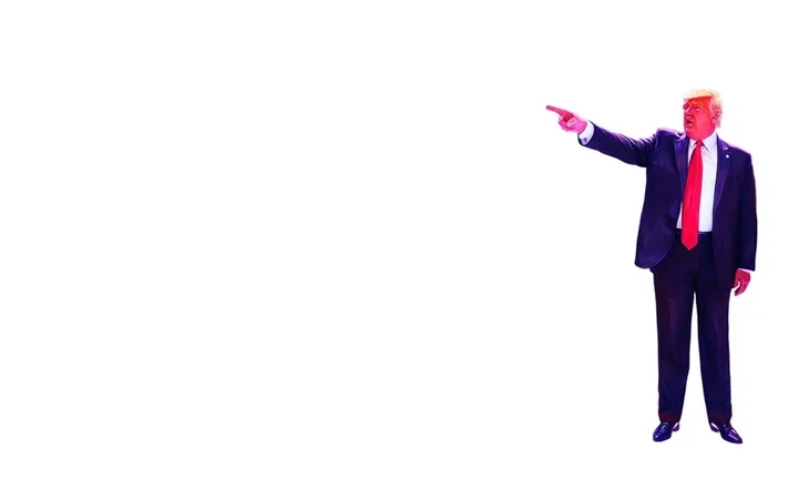 Trump pointing