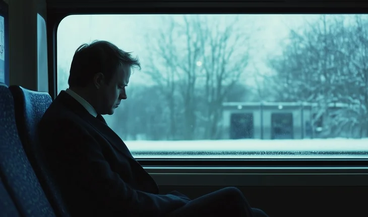 A fintech employee commuting to the office
