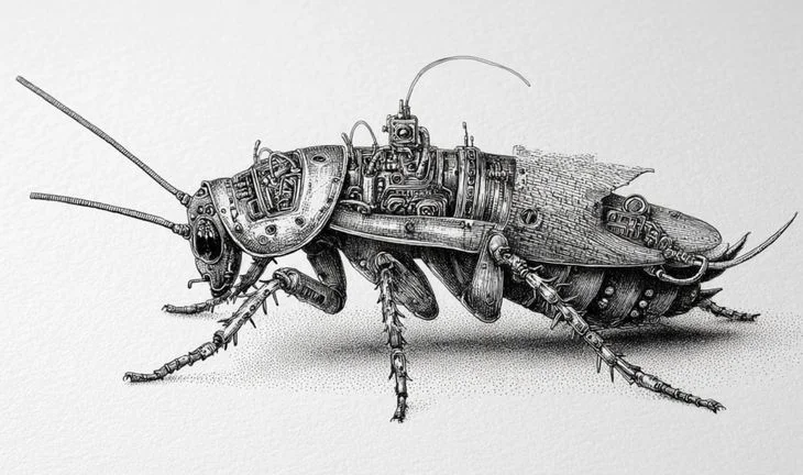 a robot cockroach
